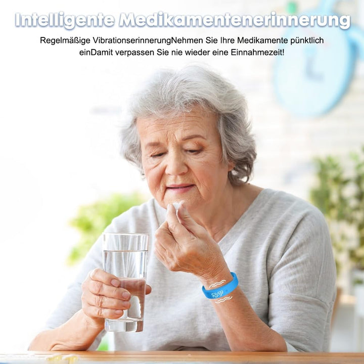 Vibrationsalarm Erinnerung Uhr, Vibrationswecker Armband, Silent Vibrating Alarm Reminder Watch mit