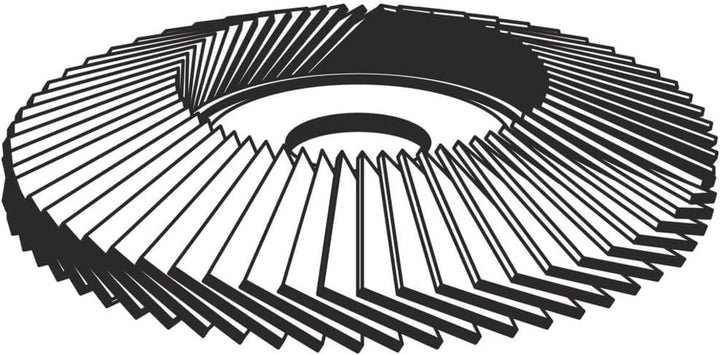 Klingspor 322768 SMT 624 SUPRA, Schleifmop Scheibe SUPRA, Verpackungseinheit 10, 115X22,23, 50, 10