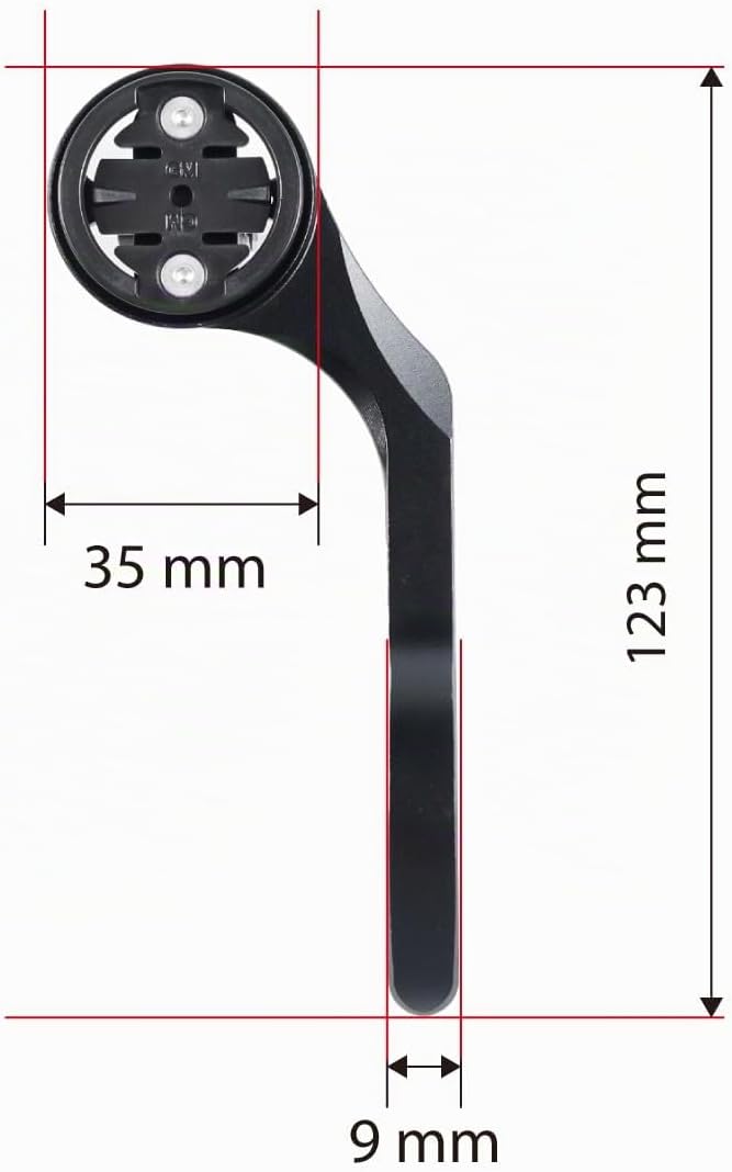 CNCLOL Fahrradcomputer Halterung für Garmin,Vorbauhalterung für Garmin Edge 200, 500, 510,530,540, 8