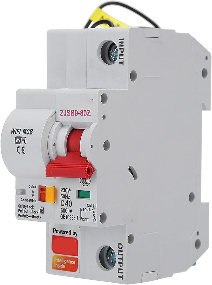 AC220V Smart WIFI-Leistungsschalter Miniatur-Leistungsschalter PA66-DSM Flammhemmende Shell-Unterstü