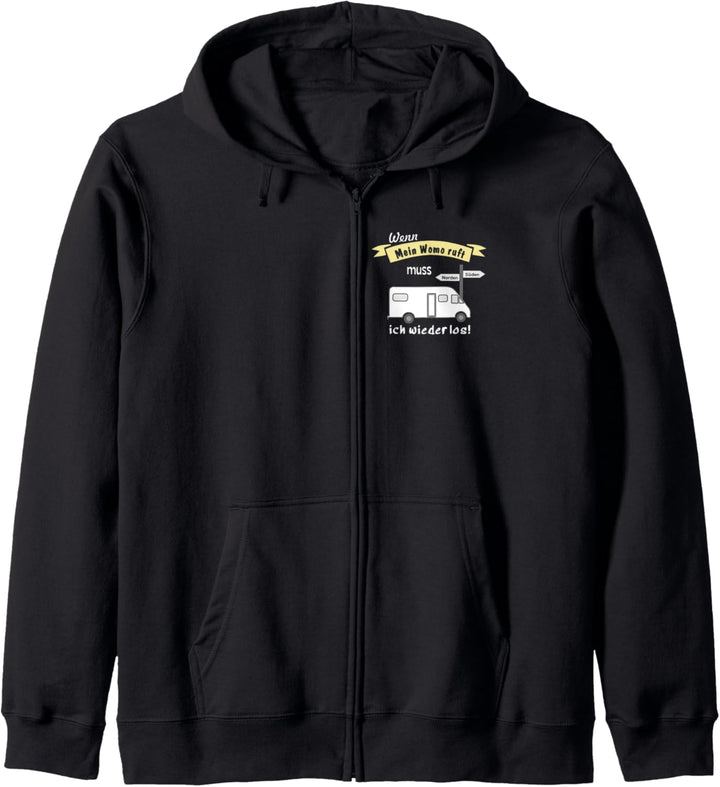Wohnmobil Camping Therapie lustiger Spruch – Mein Womo ruft Kapuzenjacke
