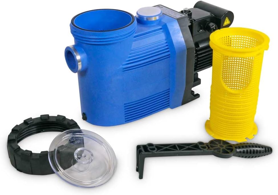 BADU Prime 11 Poolpumpe 400V - 0,45 kW mit 11 m³/h Förderleistung - Selbstansaugend, geräuscharm &amp; k