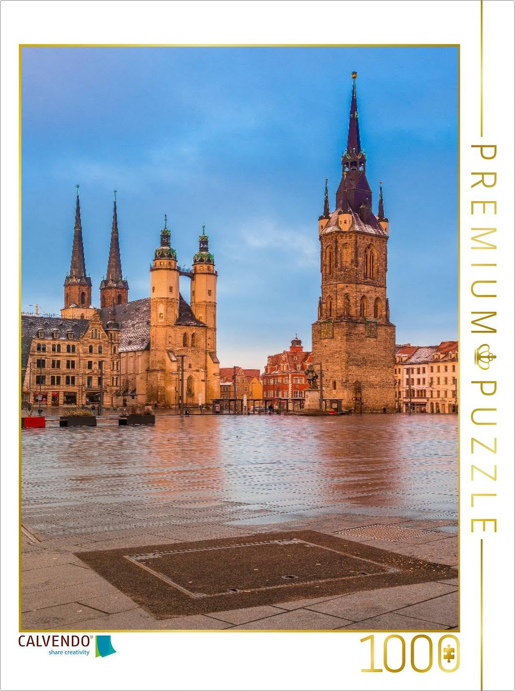 CALVENDO Puzzle Halle am Morgen 1000 Teile Lege-Grösse 48 x 64 cm Foto-Puzzle Bild von Martin Wasile