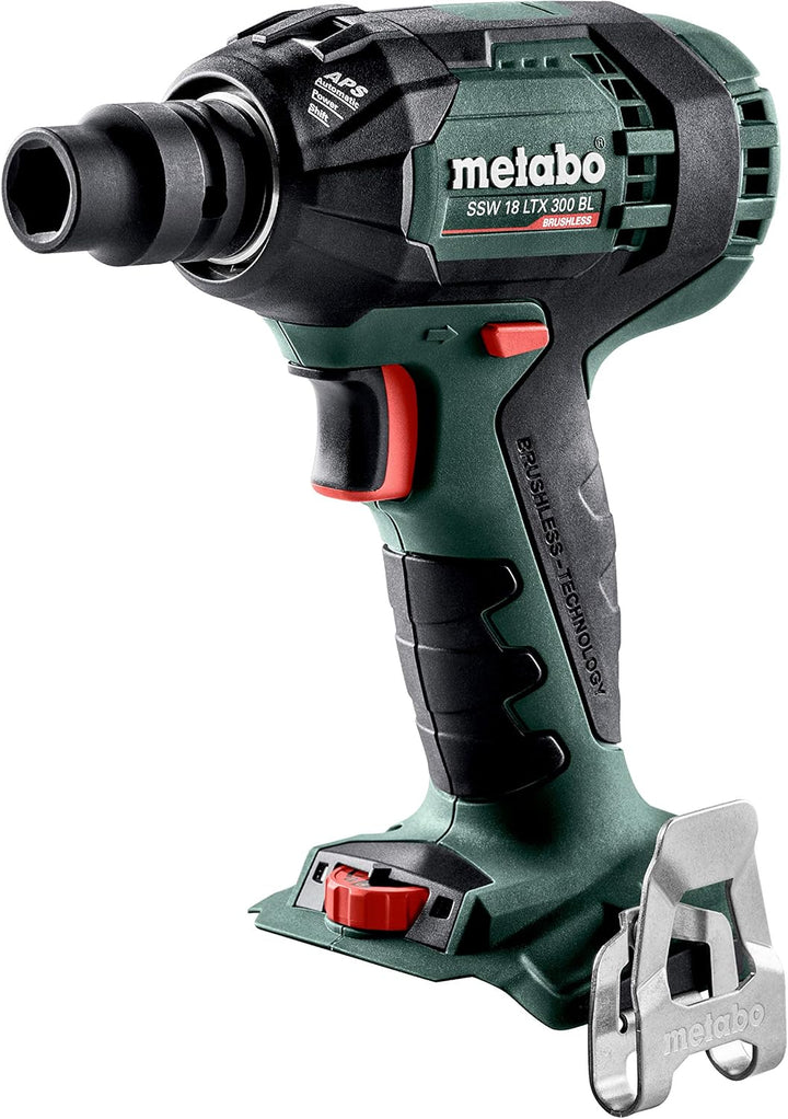 Metabo Akku Schlagschrauber SSW 18 LTX 300 BL (ohne Akku, 18 V, Max. Schraubengrösse M18, Max. Drehm