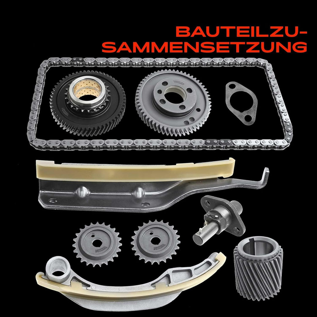 Steuerkettensatz für Pajero II V3 W, V2 W, V4 W 2.8L Diesel 1994-1999 ME203085