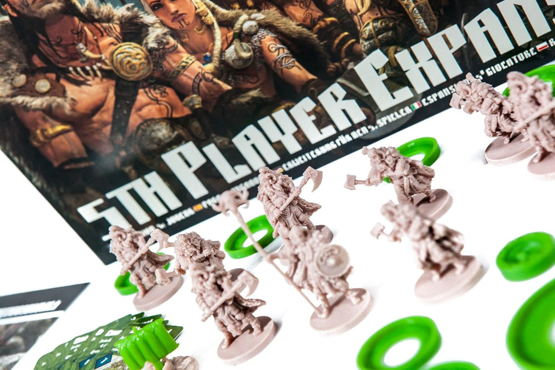 CMON | Blood Rage – Der 5. Spieler | Erweiterung | Expertenspiel | Strategiespiel | 2-5 Spieler | Ab