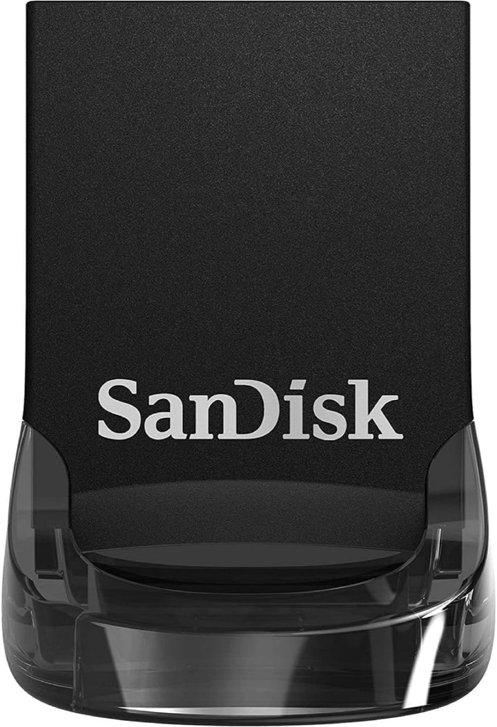 SanDisk Ultra Fit USB 3.2 Flash-Laufwerk 128 GB (Für Laptops, Spielkonsolen und Auto-Audiosysteme, P