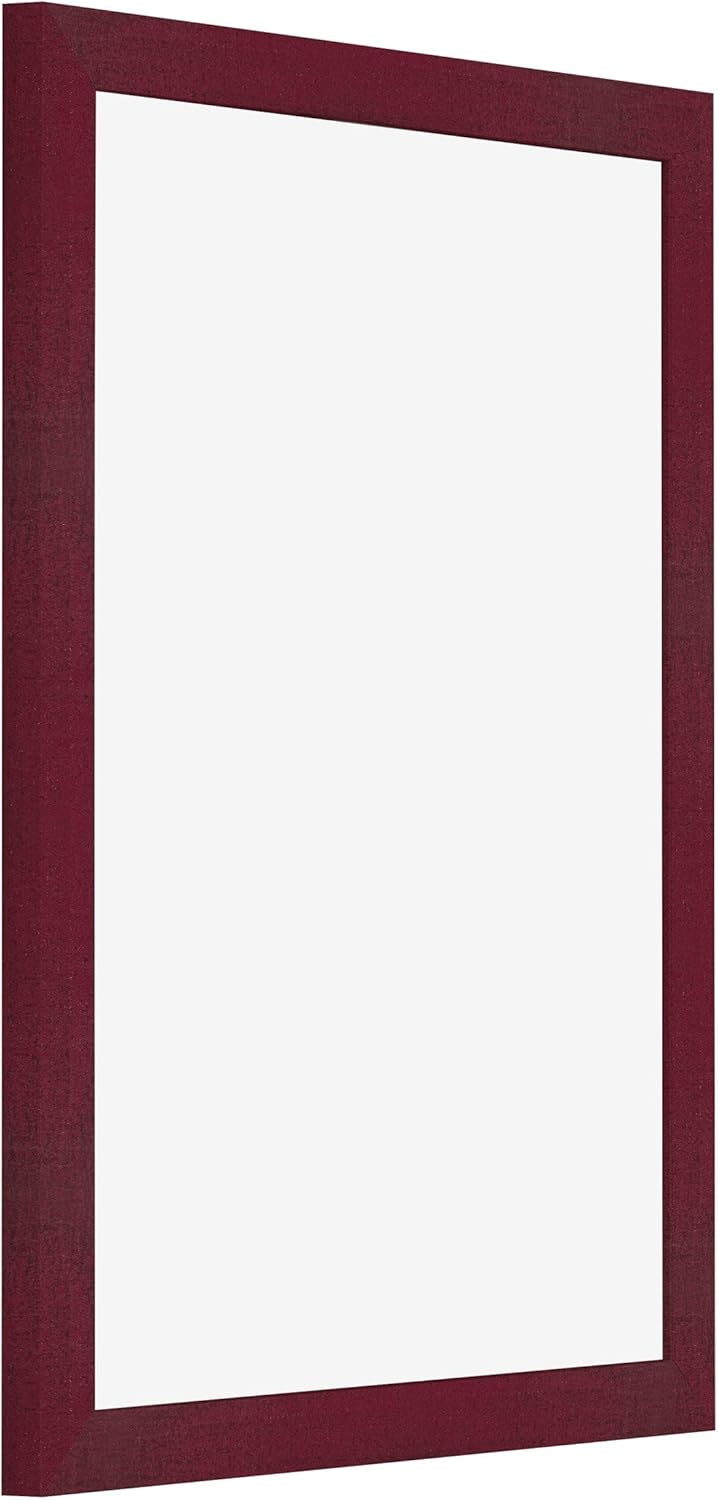 yd. Your Decoration - Bilderrahmen 75x100 cm - Weinrot Gewischt - Bilderrahmen aus MDF mit Acrylglas