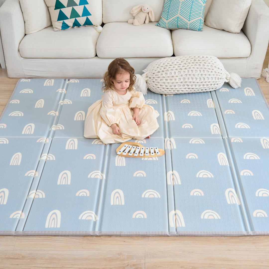 Krabbelmatte Baby Faltbar Spielmatte Kinder Spieldecke 180x200x1.5cm Krabbeldecke Für Baby - Babymat
