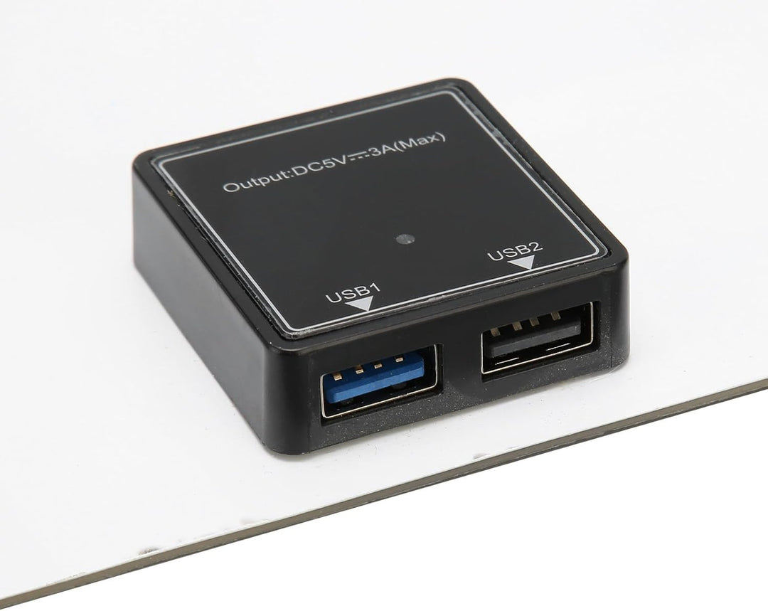 5V 20W 3A Solar Charge Kit, Mono Kristallines Solar Panel Tragbares Solar Ladegerät USB 5V Ausgang A