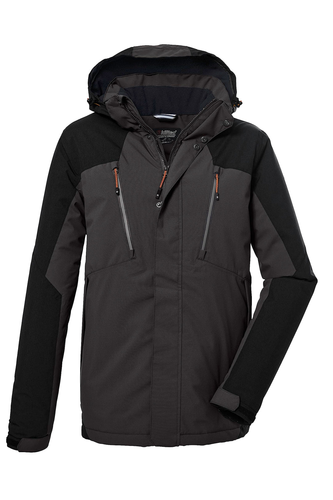 Killtec Herren Kow 25 Mn Jckt Funktionsjacke/Outdoorjacke mit abzippbarer Kapuze L anthrazit, L anth