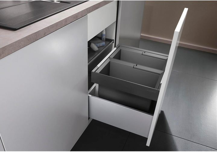 BLANCO FLEXON II 50/2 | Abfall Müllsystem | für 50 cm breite Unterschränke | System zum Einbau in Sc