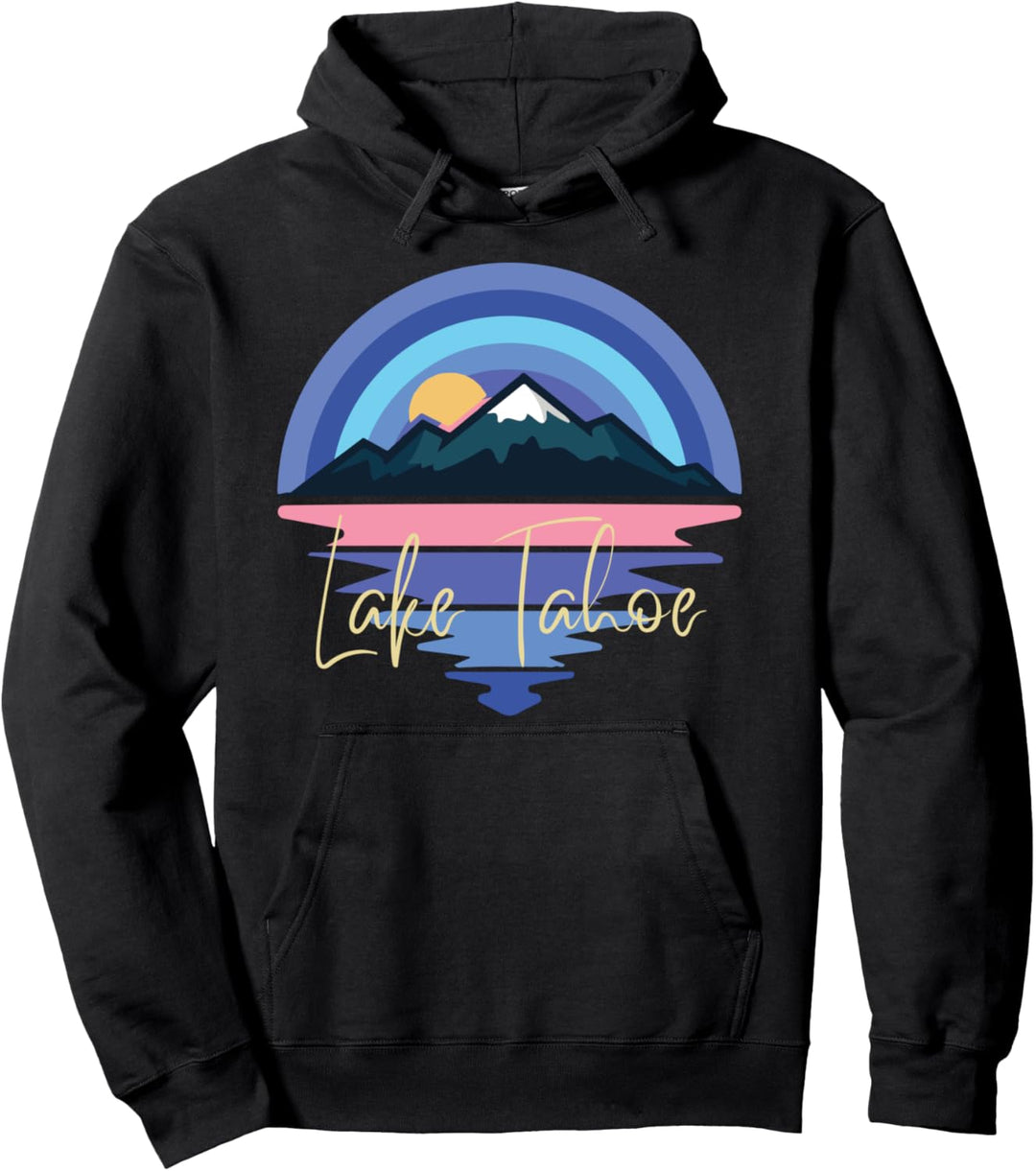 Lake Tahoe Nevada California Camping Natur Wandern Ski Pullover Hoodie