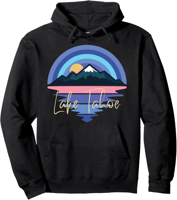 Lake Tahoe Nevada California Camping Natur Wandern Ski Pullover Hoodie