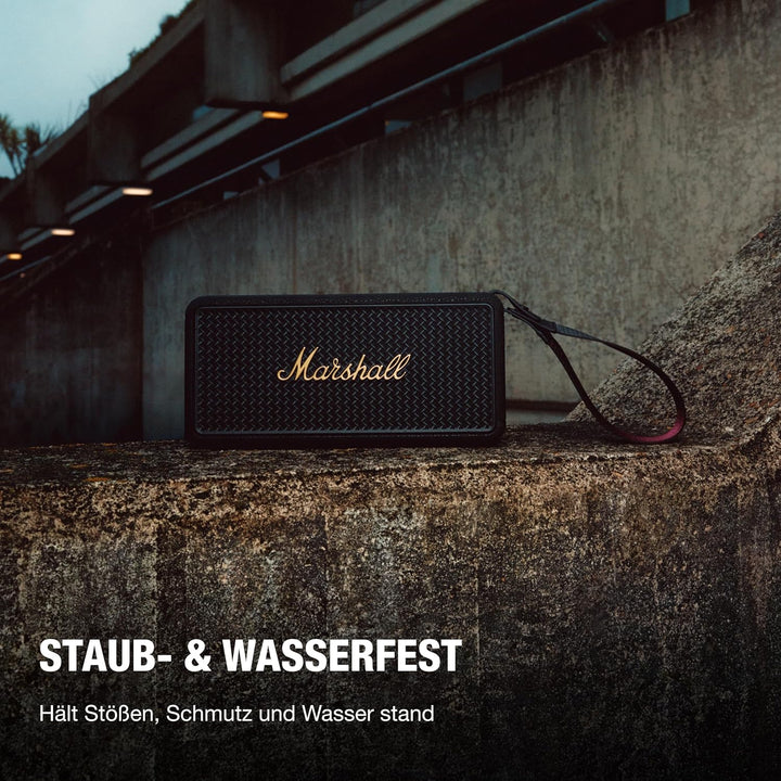 Marshall Middleton II Bluetooth Tragbarer Bluetooth-Lautsprecher, über 30 Stunden Spielzeit, wasserd