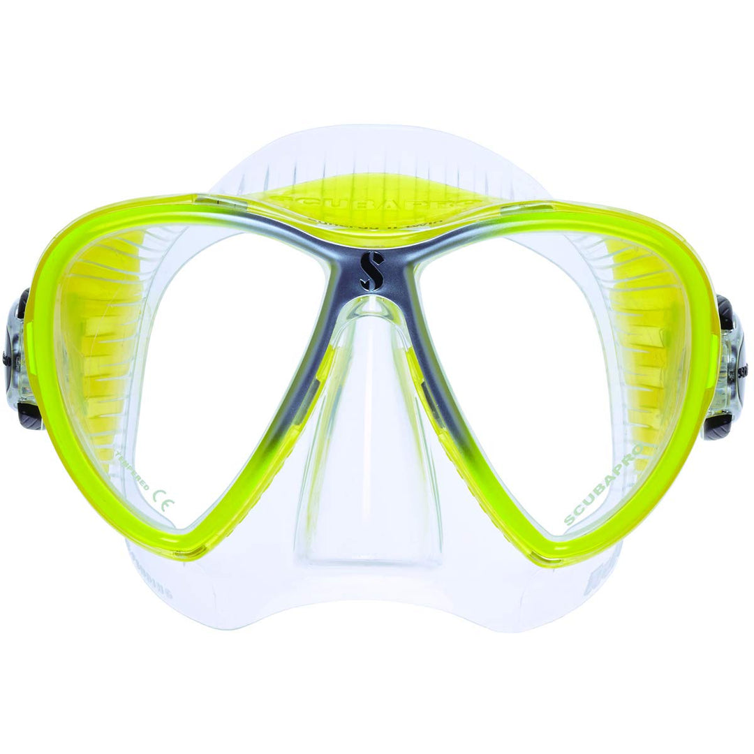 Synergy 2 Einglas Tauchmaske von Scubapro Transparent, Gelb, Transparent, Gelb