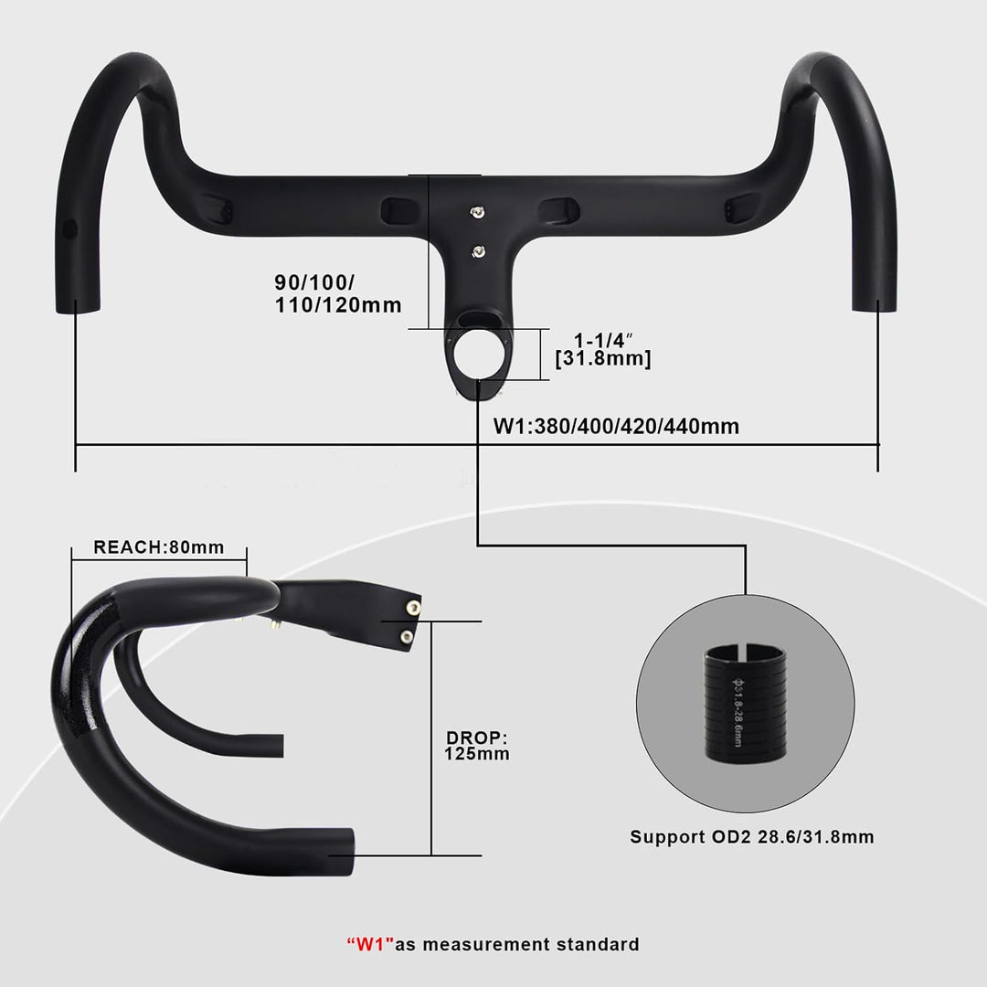 RXL SL rennrad lenker carbon 1-1/4"rennrad lenker drop bar integrierte carbon lenker 1-1/8"internes