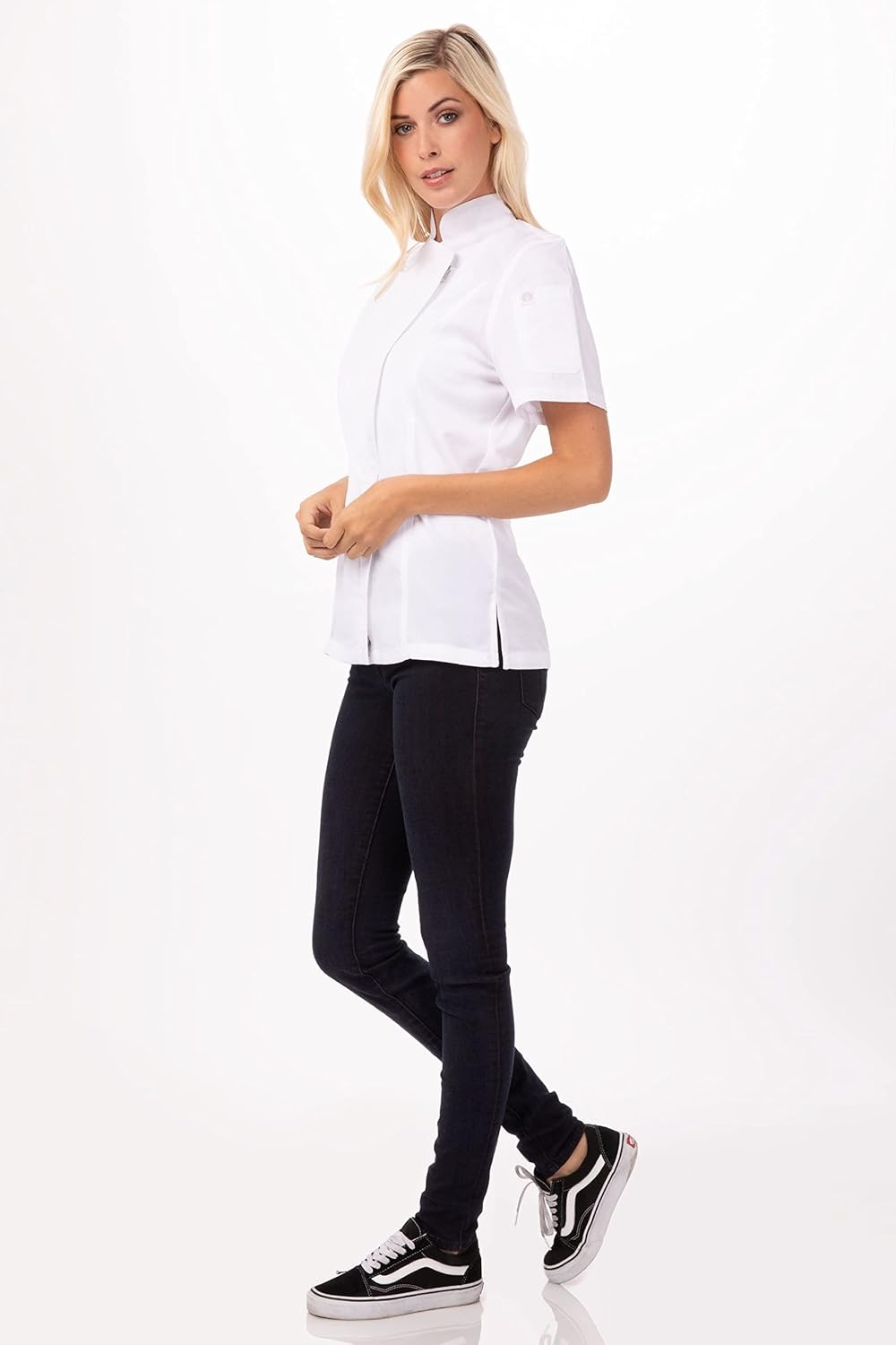 Chef Works Damen BCWSZ006WHT2XL Kochjacke, Weiss/opulenter Garten, XX-Large