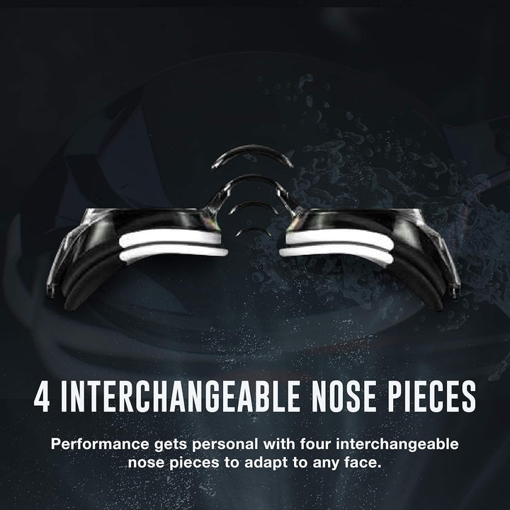 Speedo Damen verspiegelte Schwimmbrille Vanquisher 2.0 Wasserfarben Modern, Wasserfarben Modern