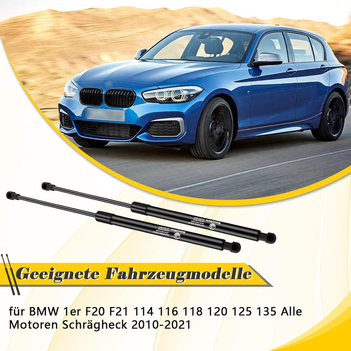 2X Heckklappendämpfer für BMW 1er F20 F21 114 116 118 120 125 135 Alle Motoren Schrägheck 2010-2021