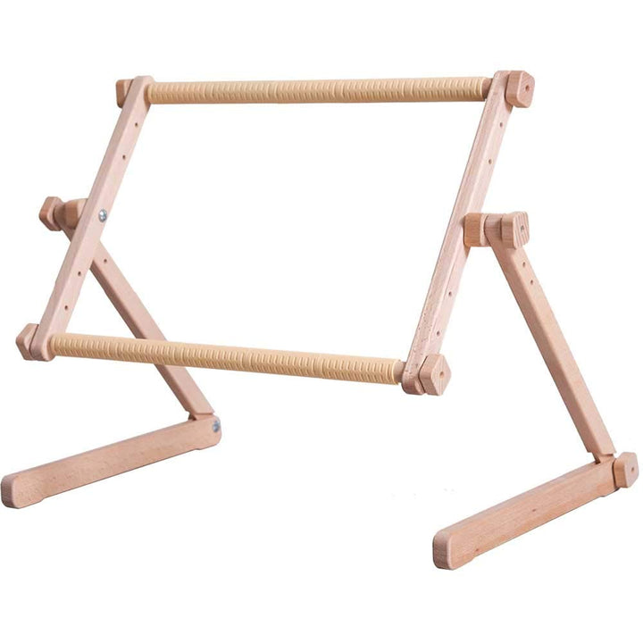 Stickständer für Tisch und Couch Main mit Stickrahmen 20x24 cm, Holz, verstellbar, 20x24 cm