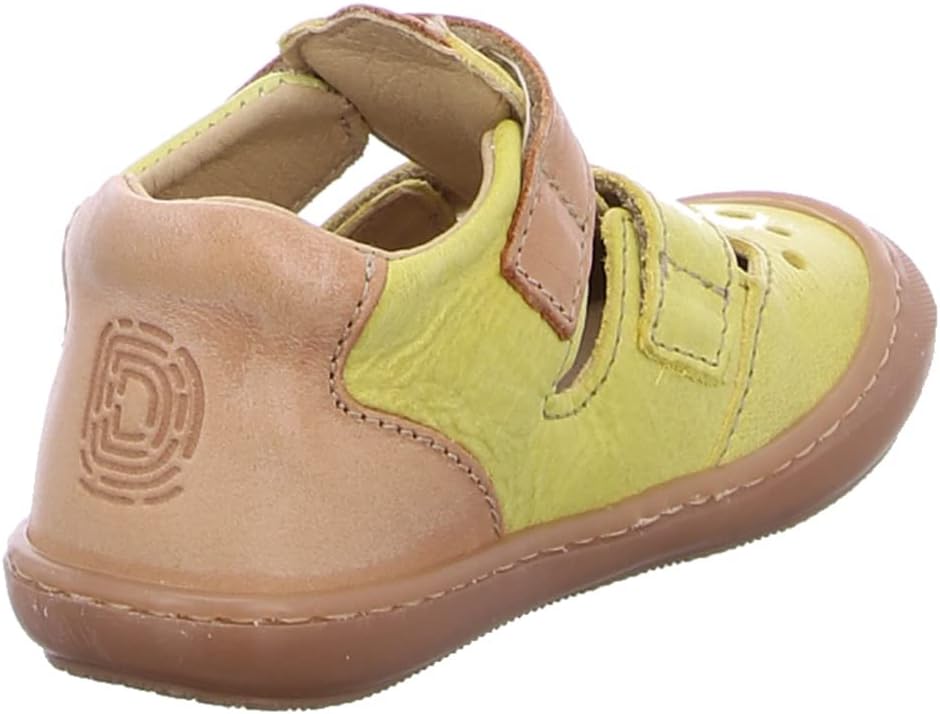 Däumling Mädchen Sven Sneaker 20 EU Schmal Chalk Lemon, 20 EU Schmal Chalk Lemon