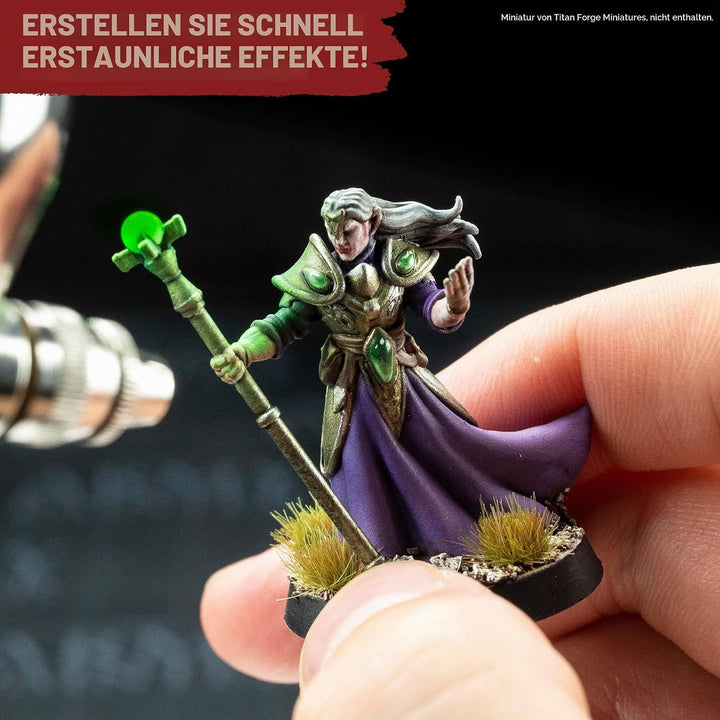The Army Painter Warpaints Air Komplett Set, Airbrush Acrylfarben Set Mit 126 Airbrush Farben 18ml,