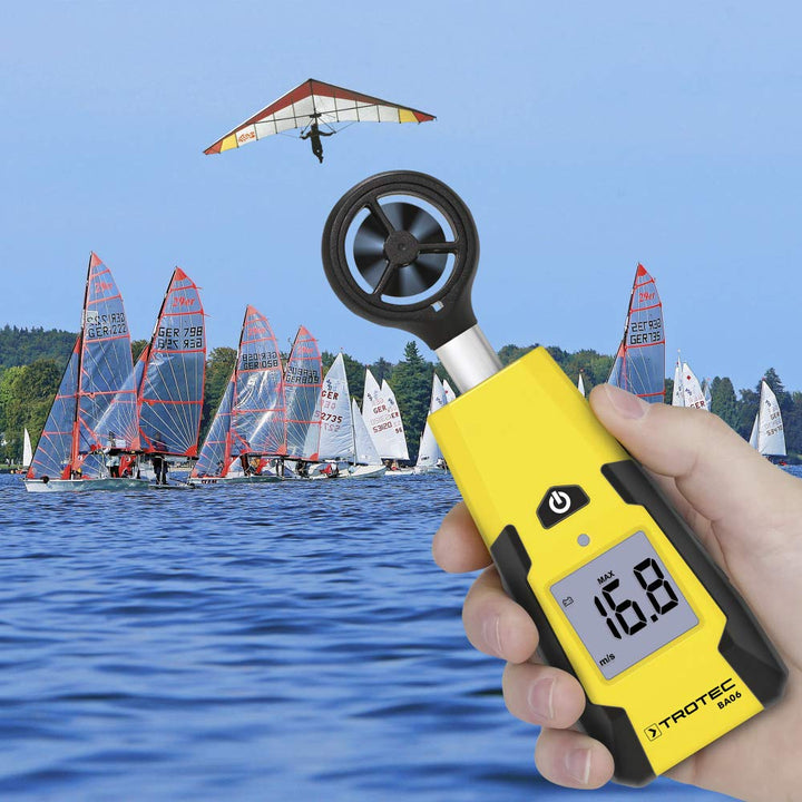 TROTEC BA06 Flügelrad-Anemometer Luftstrommesser