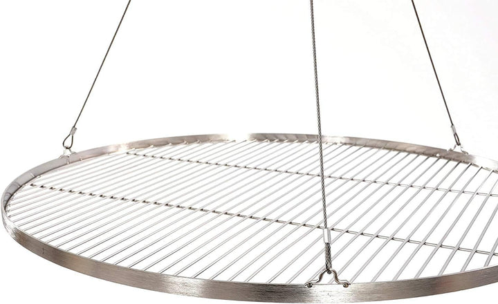 80 cm Grillrost Edelstahl für Schwenkgrill 3 Bein BBQ Grill Rost mit Seil neu