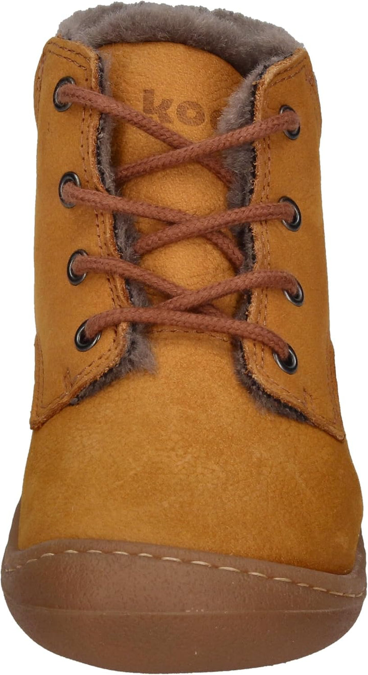 KOEL Barefoot Lauflernschuhe - Bill 2.0 Lambswool Cognac 21 EU Cognac, 21 EU Cognac