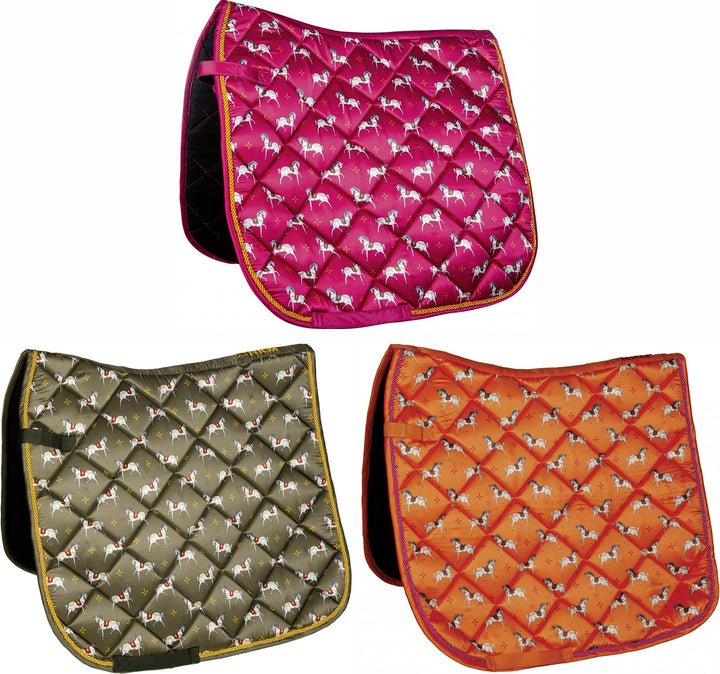 HKM Allure Cheval Schabracken Orange Pony Dressur