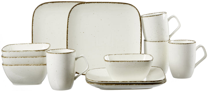 Ritzenhoff & Breker Brunch- und Frühstücksgeschirr-Set Casa, 12-teilig, Creme, 38 x 27 x 27 cm Frühs