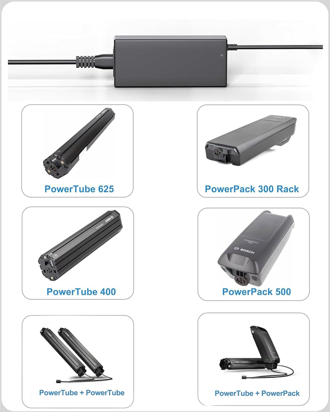 36V 2A 42V 2A Ladegerät für Bosch Active/Performance Line (0275007907) e-Bike Ladekabel