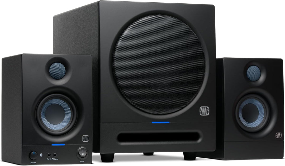 PreSonus Eris 3.5BT Gen 2 – 3,5" Desktop-Aktivlautsprecher mit Bluetooth für Multimedia, Gaming und
