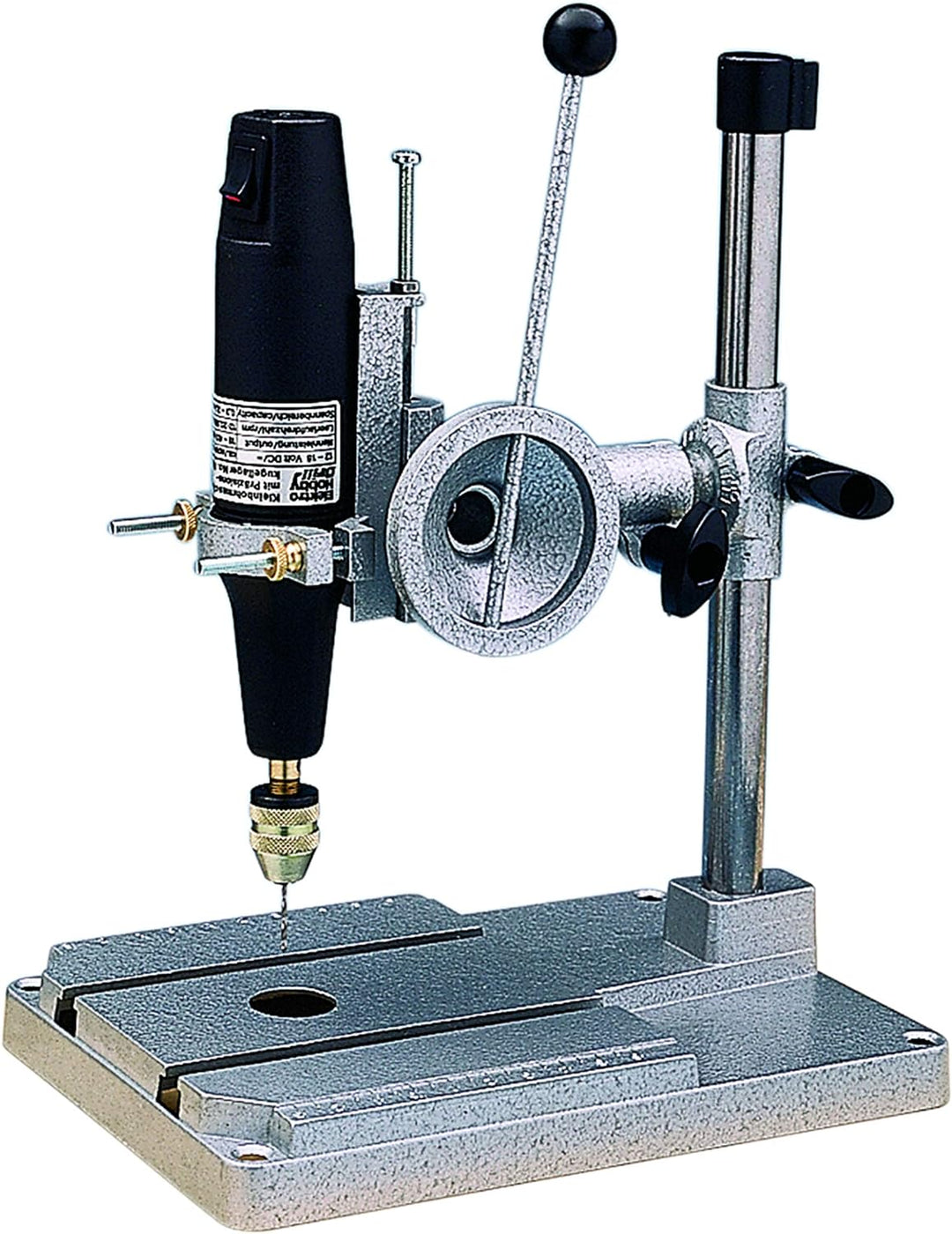 Pebaro 512 Bohrständer aus Metall für alle Kleinbohrmaschienen, fester Stand, genauer spielfreier La