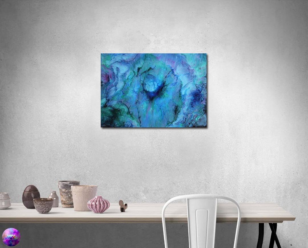 Original Gemälde Abstrakte Malerei - moderne hochglanz Wandbilder - Resin Art Kunst Bild Harz Unikat