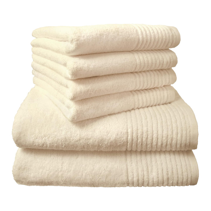 Dyckhoff 0410996205 Handtuchset "Brillant", 2 Badetücher / Duschtücher 70 x 140 cm und 4 Handtücher