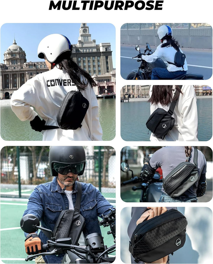 ROCKBROS Fahrrad Lenkertasche Vordertasche Motorrad Umhängetasche Multifunktional Tasche Herren/Dame