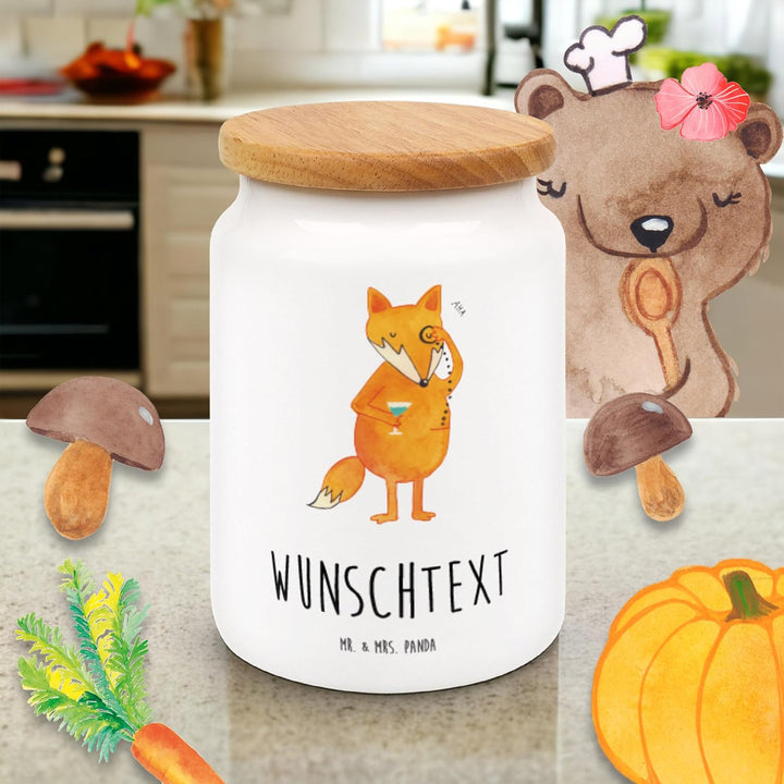 Mr. & Mrs. Panda Keksdose personalisiert Fuchs Lord - Personalisierte Geschenke, Motivation Spruch,