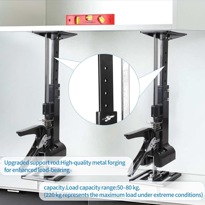 DBREAKS 3-in-1 Multi Arbeitssparender Arm mit Skala, 2Pcs 38CM Multifunktionale Handhebewerkzeug Bis
