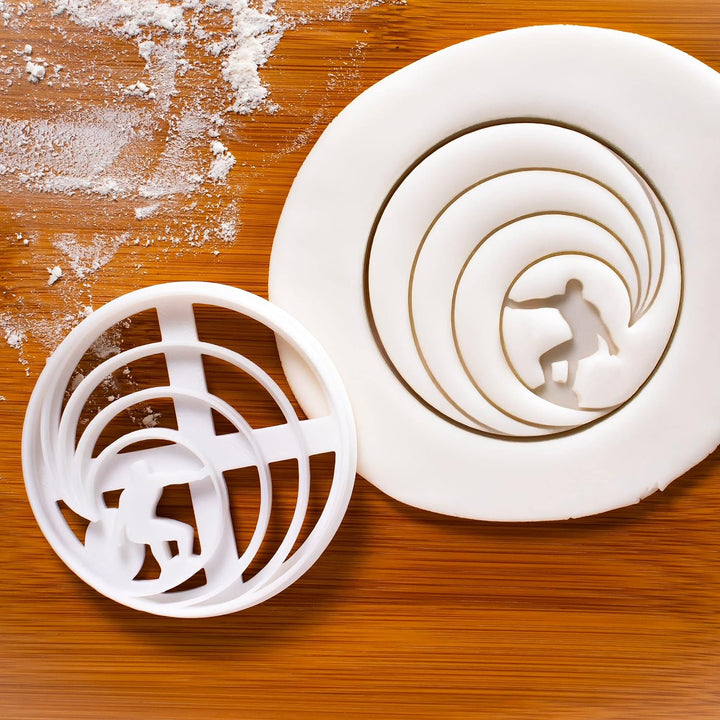 3er Set Surfen Ausstechformen (Formen: Surfer, Surfbrett und Sonnenschein), 3 Teile, Bakerlogy
