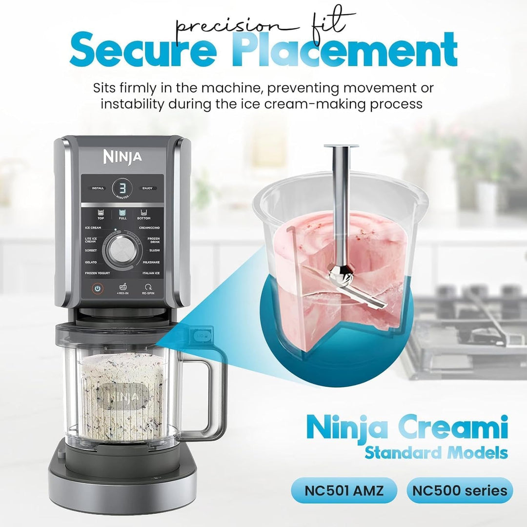4 Stück Creami Behälte für Ninja Ice Creami Deluxe Pints und Deckel, 24 oz Ninja Ice Cream Maker mit