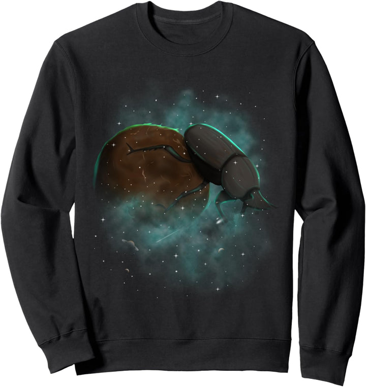 Dung Beetle Cosmic Galaxy Celestial Outer Space Astronomy Sweatshirt