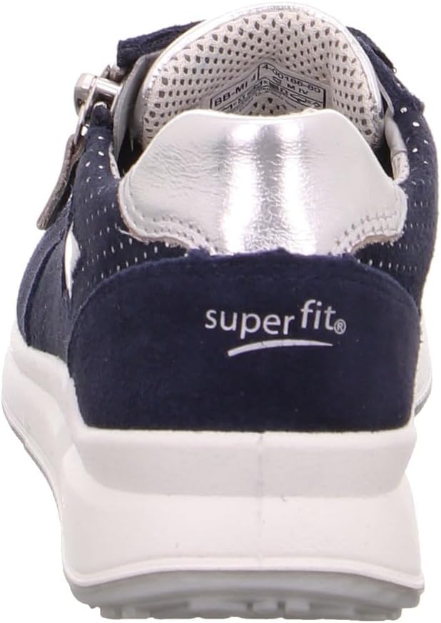 Superfit Mädchen Merida Sneaker 27 EU Blau 8000, 27 EU Blau 8000