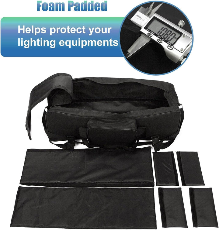 Stativtasche Foto Video Studio 90x27x24cm Kit Grosse Trage Reisverschluss Tasche für Lichtstative, S