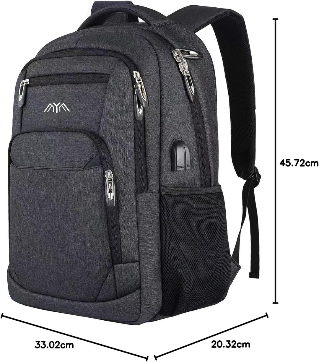 Rucksack Herren, Schulrucksack Jungen Teenager Laptop Rucksack Schule Daypacks für Arbeit Wandern Re
