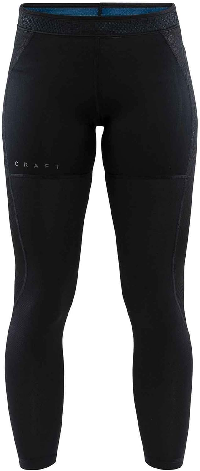 Craft Damen Charge Mesh Tight-Schwarz, Silber Hosen XL Schwarz, XL Schwarz
