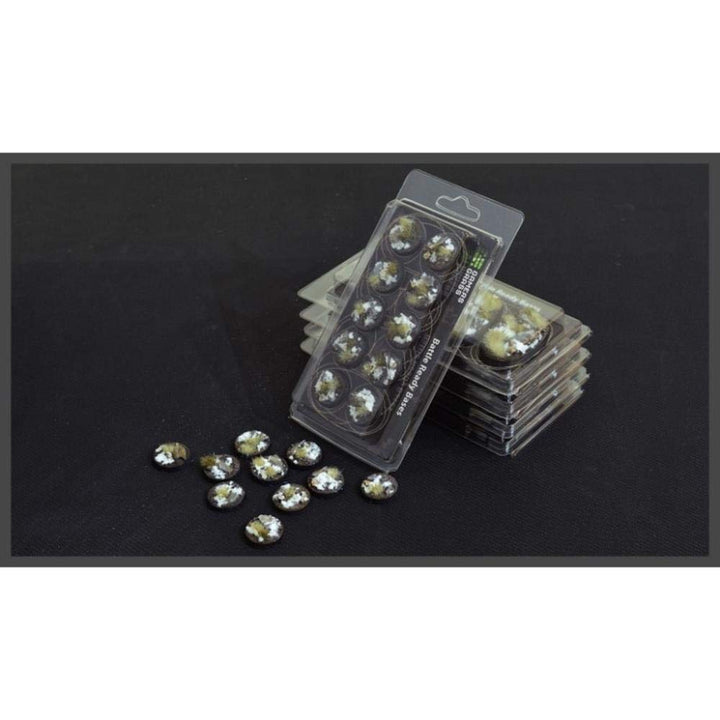 Battle Ready Bases GamersGrass Winter Bases 25mm Round (GGB-WR25)