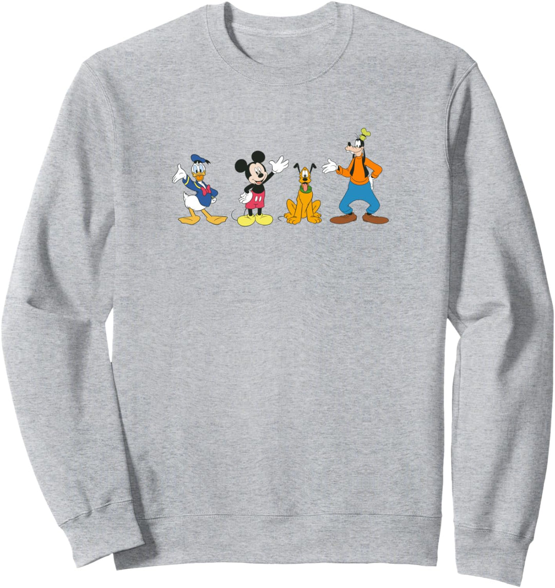 Disney Mickey & Friends Character Line Up Sweatshirt
