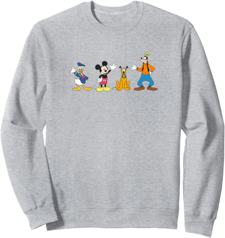 Disney Mickey & Friends Character Line Up Sweatshirt